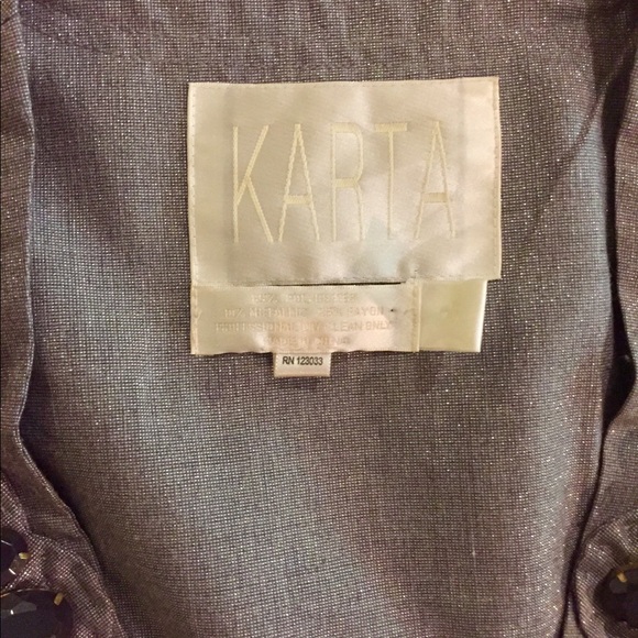 LAST CHANCE Karta gray embellished dress S - Picture 4 of 7